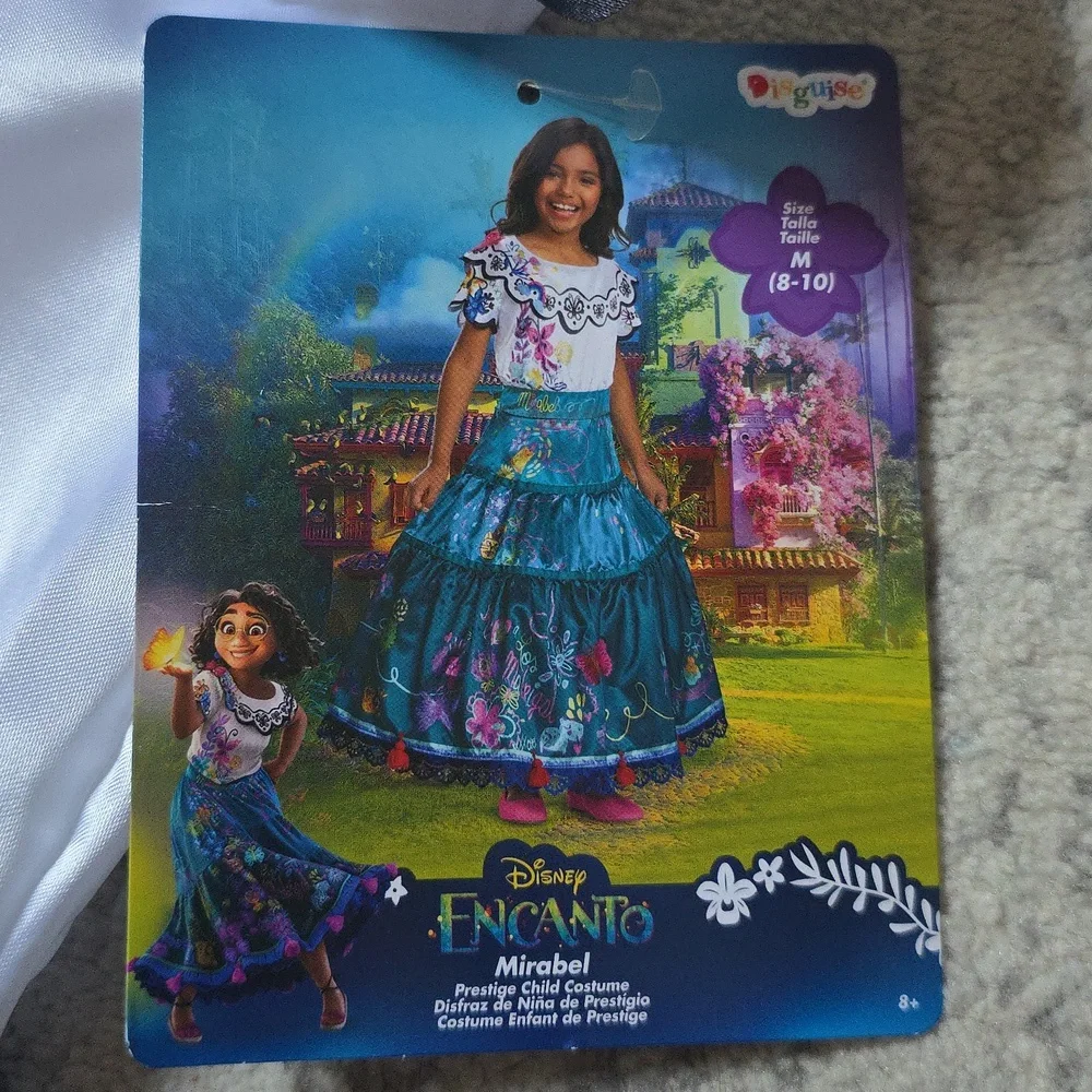 NWT Disney Encanto Mirabel Madrigal‎ Dress Size Medium Costume Cosplay Halloween